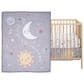 Lambs and Ivy Little Star 3-Piece Baby Crib Bedding Set in Gray, White, Yellow and Multicolor, , large