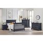 Oxford Baby Weston 2 Drawer Nightstand in Midnight Slate, , large