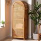 Baxton Studio Paloma 1-Door Accent Cabinet with Shelves in Light Honey, , large