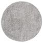Safavieh Venus Shag 2"7" Round Grey Area Rug, , large