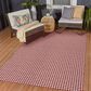 Dalyn Rug Company Hinton 10" x 14" Red Indoor/Outdoor Area Rug, , large