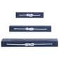 Maple and Jade 3-Piece Wall Shelf with Knotted Rope in Dark Blue and White, , large