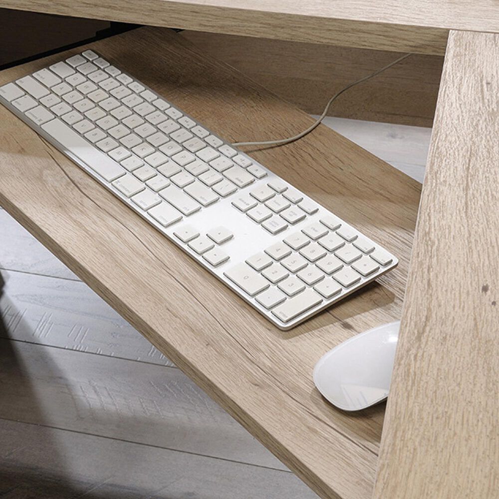 Sauder Aspen Post L-Shaped Desk in Prime Oak, , large