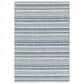 Surya Eagean EAG-2337 Navy, Light Blue, Blue and White 2" x 2"11" Indoor/Outdoor Area Rug, , large