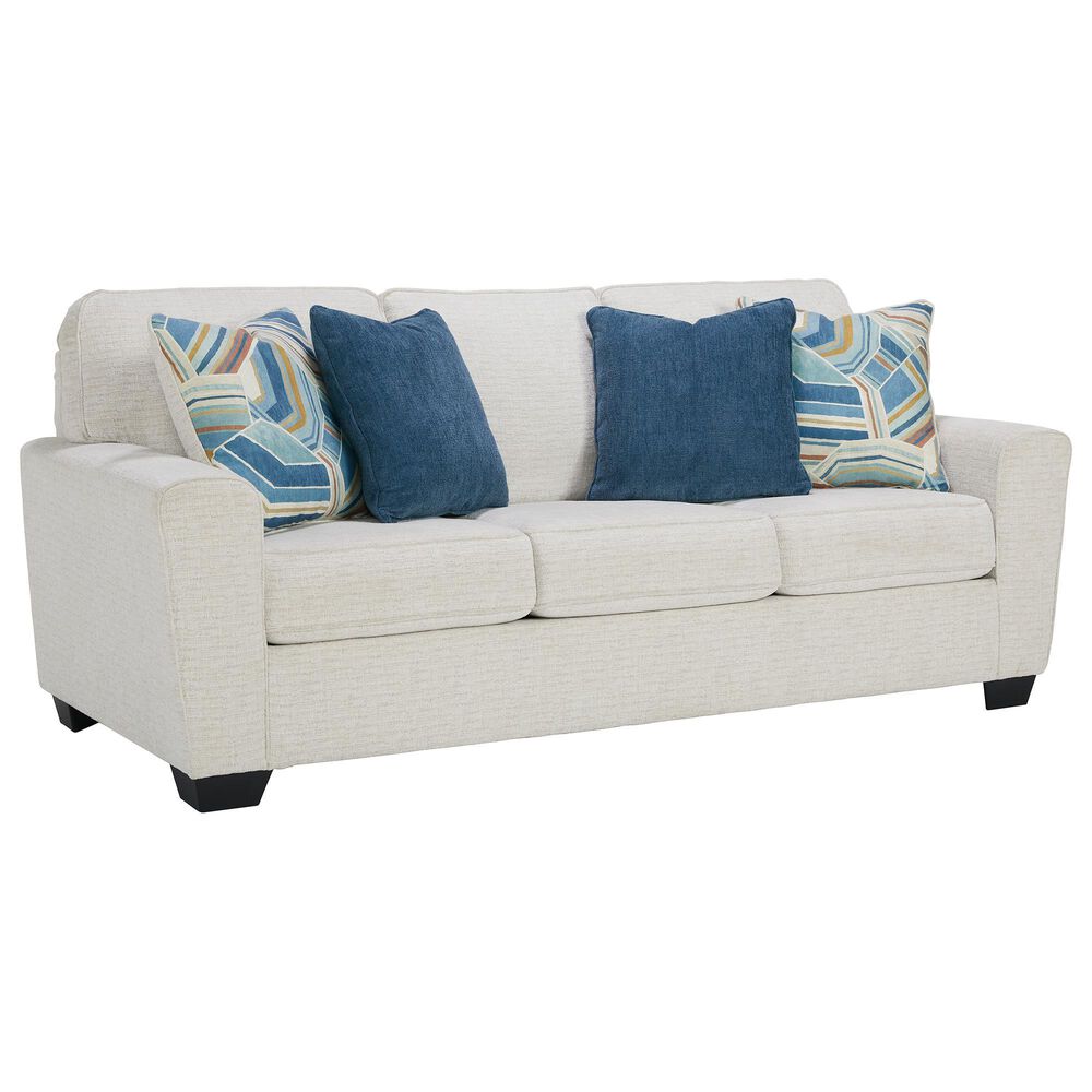 Ashley Cashton Stationary Sofa and Loveseat Set in Snow, , large