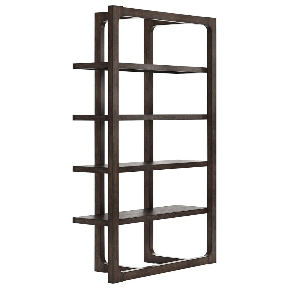 Ashley Breckington 2-Piece Desk and Bookcase Set in Dark Brown, , large