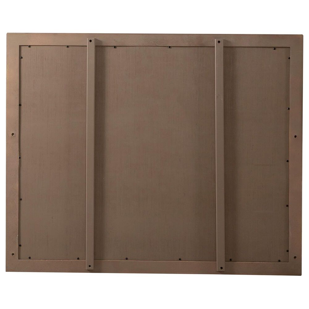 Belle Furnishings Americana Farmhouse Landscape Mirror in Dusty Taupe, , large
