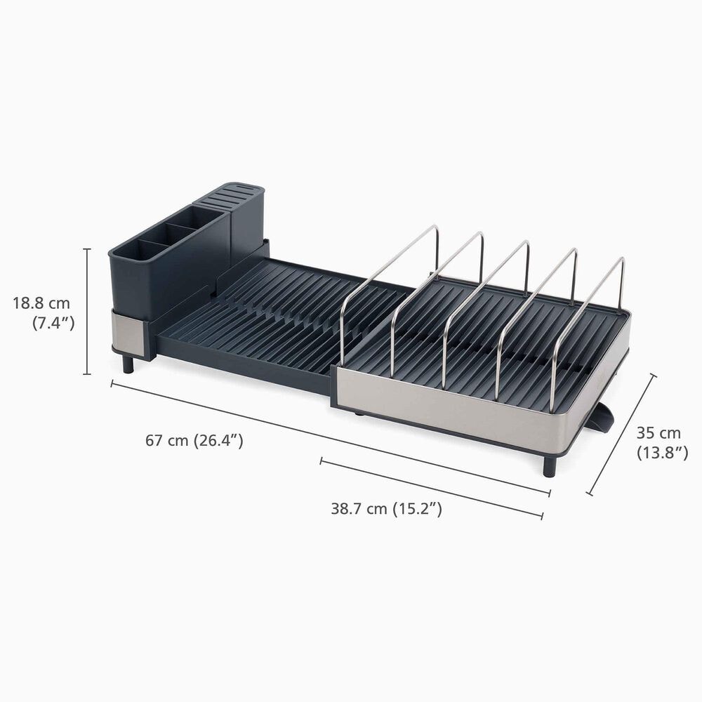 Joseph Joseph Extend Max Stainless-steel Expandable Dish Drainer in Stainless-steel, , large