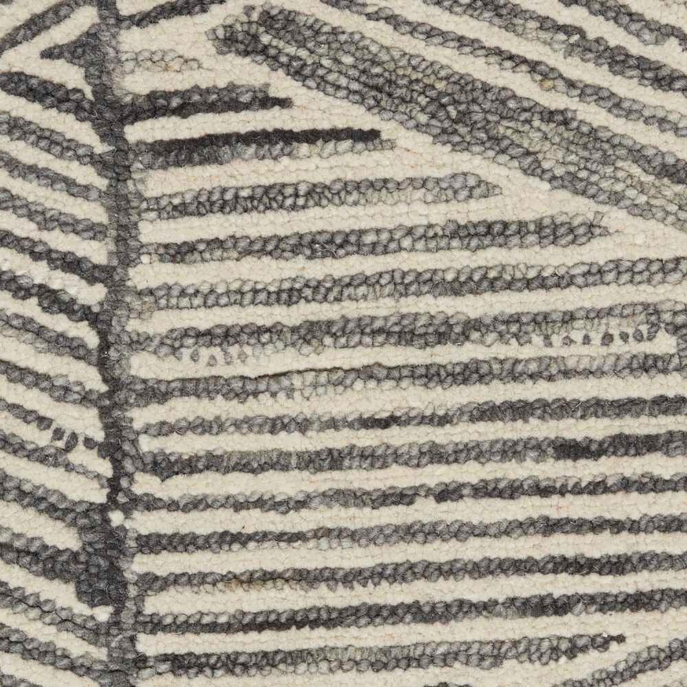 Nourison Colorado 2&#39;3&quot; x 7&#39;6&quot; Grey and White Runner, , large