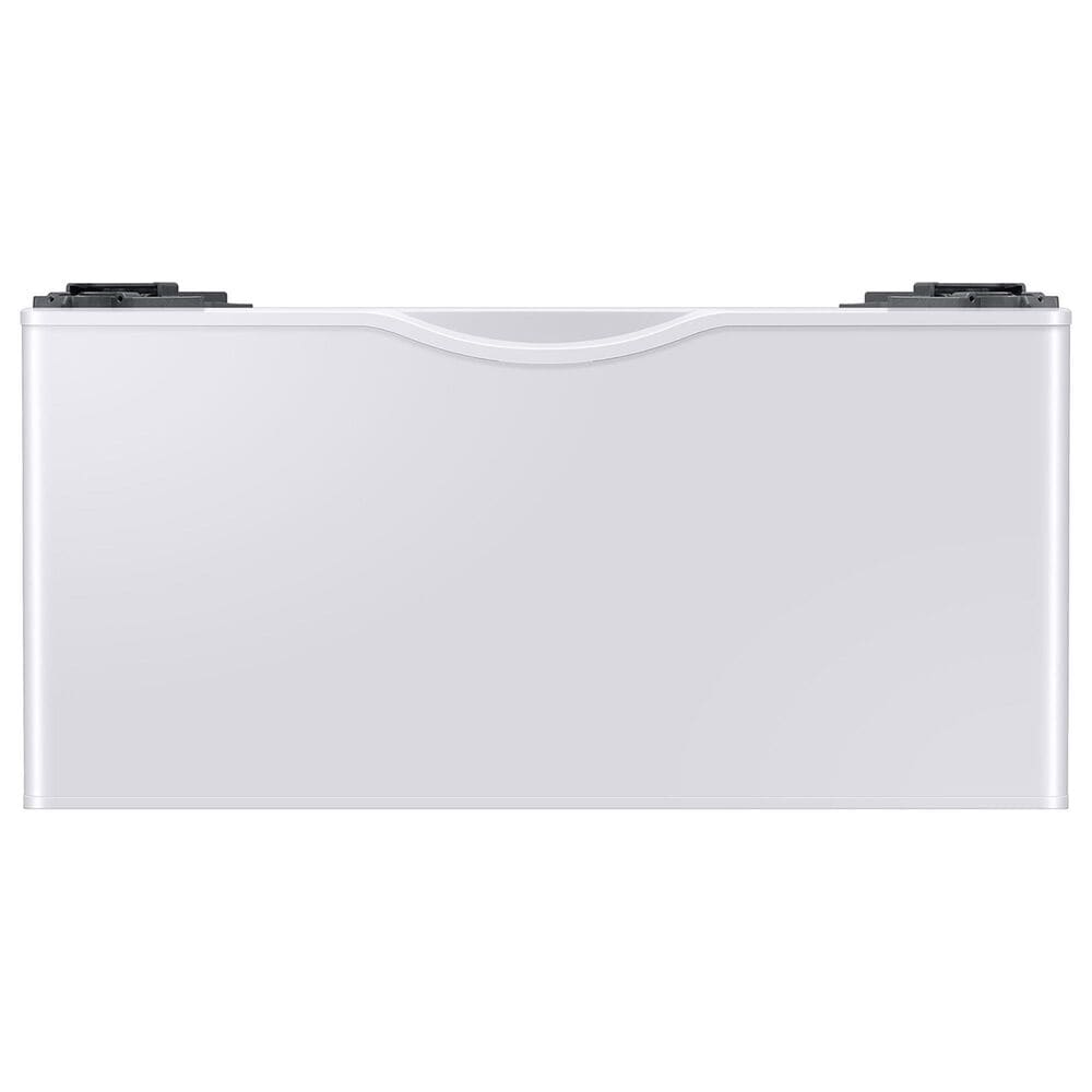 Samsung 4.5 Cu. Ft. Front Load Washer and 7.5 Cu. Ft. Electric Dryer Laundry Pair with Pedestal in White, , large