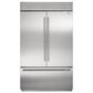 Sub Zero 28.9 Cu. Ft. Classic French Door Refrigerator with Tubular Handle in Stainless Steel, , large