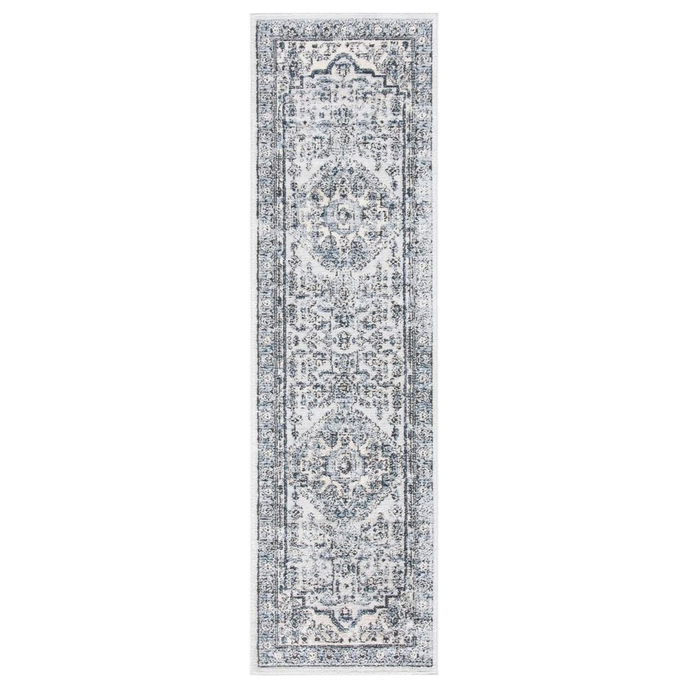 Safavieh Oregon 2"2" x 8" Light Blue and Ivory Runner, , large
