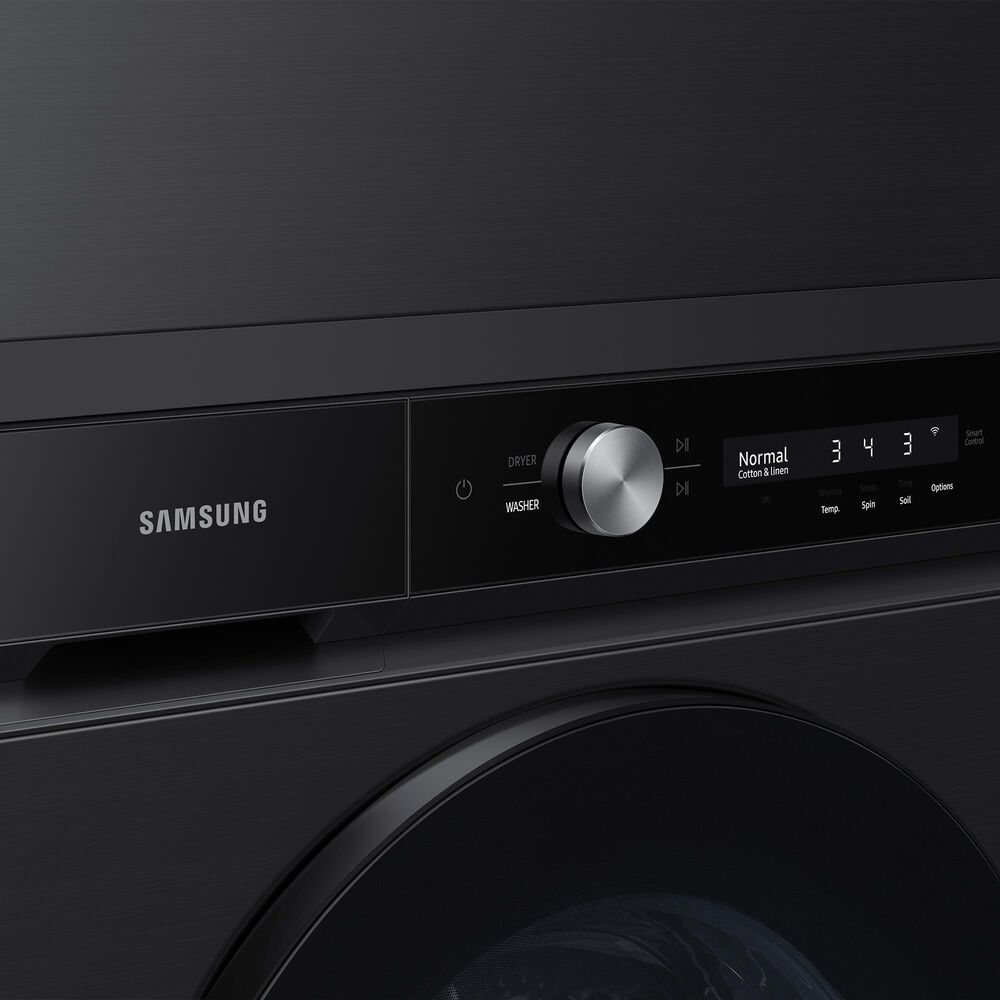 Samsung 7.6 Cu. Ft. Ultra Capacity Gas Dryer with AI Smart Dial in Brushed Black, , large
