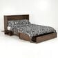 New Day Furniture Louvre Queen Murphy Cabinet Bed with Mattress in Normandy, , large