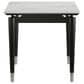 Furniture of America Kalor End Table in Black, White and Silver, , large