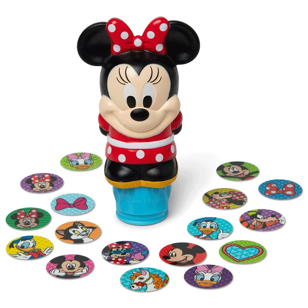 Melissa &amp; Doug Disney&#39;s Minnie Mouse 24-Page Activity Pad and Sticker Stamper, , large
