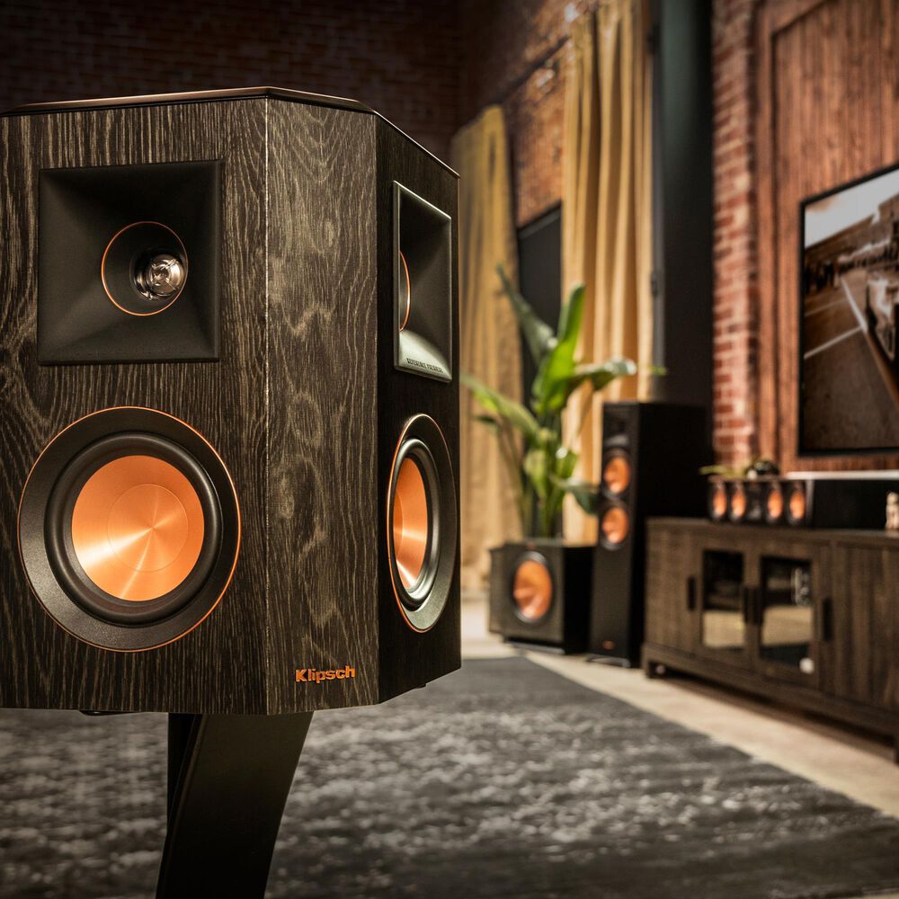 Klipsch Reference Premiere Surround Sound Speaker in in Ebony &#40;Pair&#41;, , large