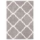 Safavieh Parma Shag PMA521G 4" x 6" Grey and Cream Area Rug, , large