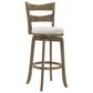 Armen Living Blair 26" Swivel Counter Height Stool in Putty Brown, , large