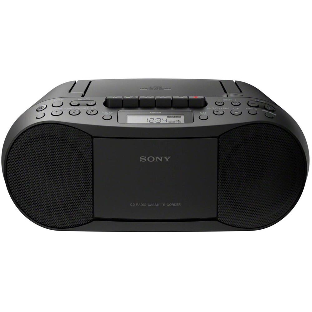 Sony CD/Cassette Boombox with Radio, , large
