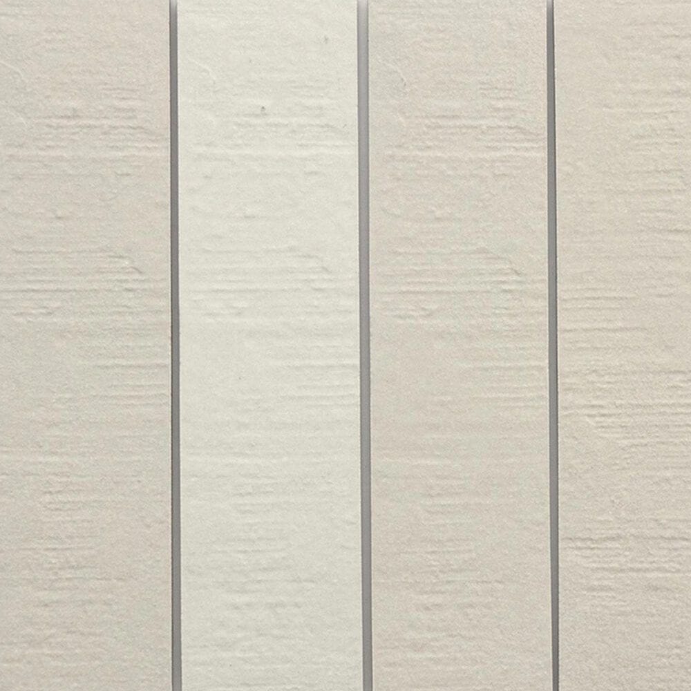 Emser Ikigai Chalk 1" x 7" Stacked on 10" x 14" Matte Porcelain Mosaic Sheet, , large