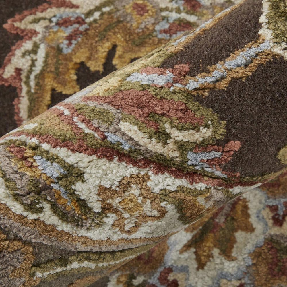 Feizy Prescott 5&#39; x 8&#39; Brown Area Rug, , large