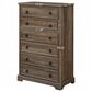 Hearth and Haven 6-Drawer Dresser in Gray Wash, , large