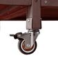HOMLUX 40.5" Outdoor Kitchen Island with One Drawer in Brown and Stainless Steel, , large