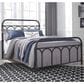 Ashley Nashburg Full Metal Slat Bed in Black, , large