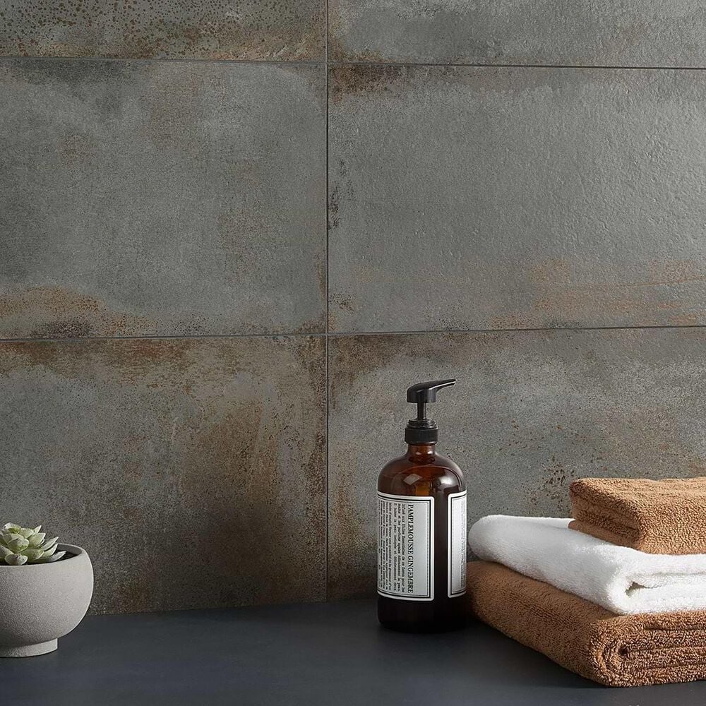 Soho Studio Angela Harris San Francisco Graphite 12" x 24" Matte Porcelain Tile, , large