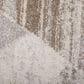 Feizy Vancouver 6"7" x 9"6" Beige and Brown Area Rug, , large