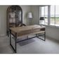 Nest Home Collections Victoria China Cabinet in Antique Natural and Black, , large