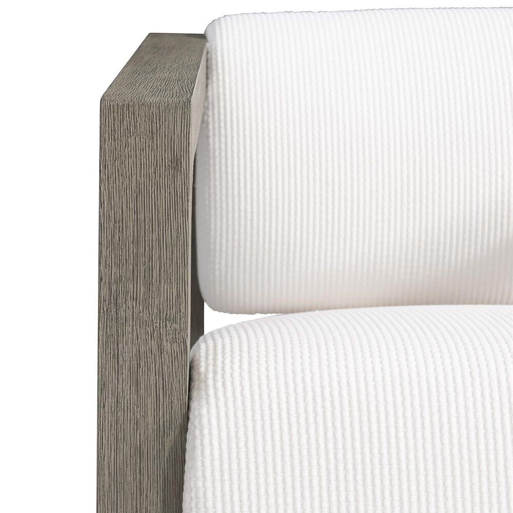 Bernhardt Leilani Outdoor Swivel Chair in White Cream, , large