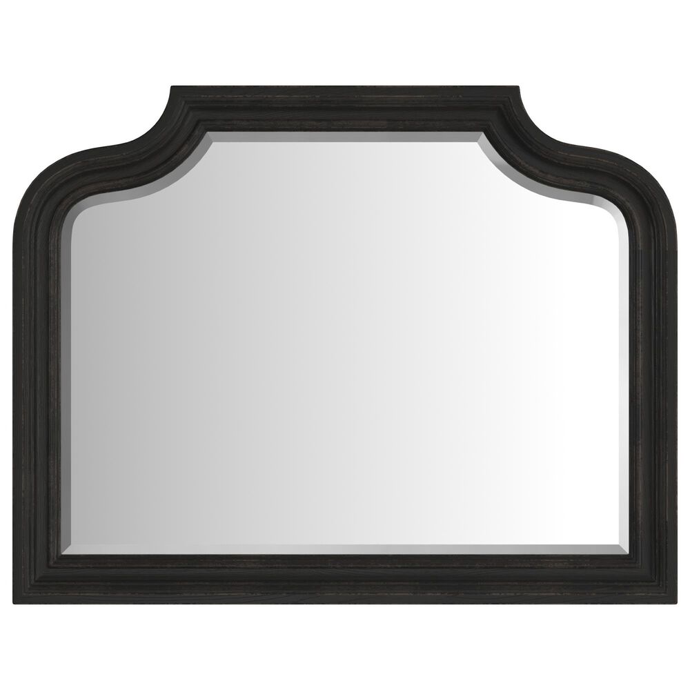 Vantage Atrium Landscape Mirror in Sable Black, , large
