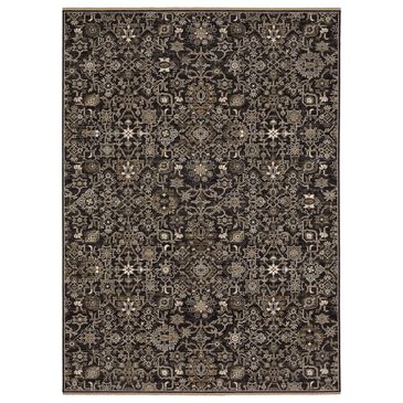 Oriental Weavers Acacia Black and Tan 2" x 3" Area Rug, , large