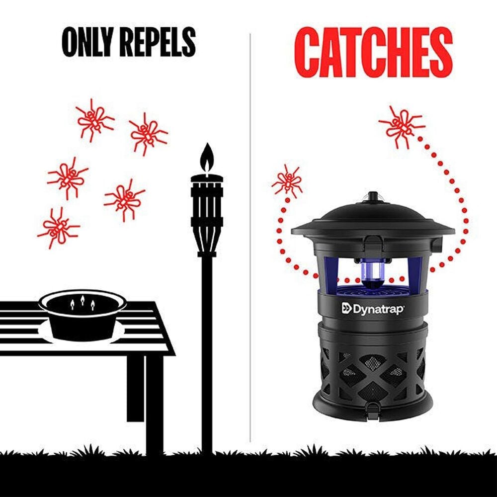Dynamic Solutions Worldwide 1/2 Acre LED Outdoor Insect Trap in Black, , large