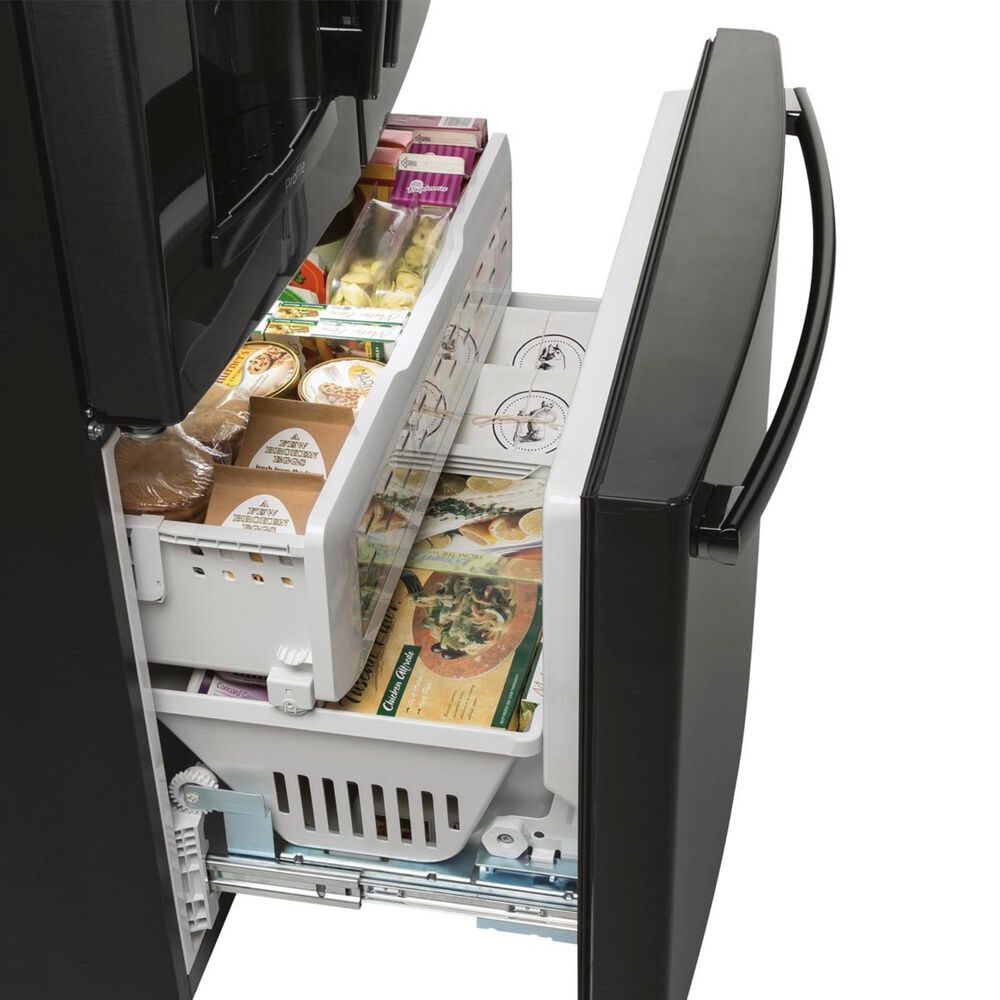 GE Profile 22.2 Cu. Ft. CounterDepth French Door Refrigerator in Black