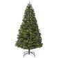 The Gerson Company 9" Natural Cut Cierra Tree with 1200 LED Lights in Green, , large