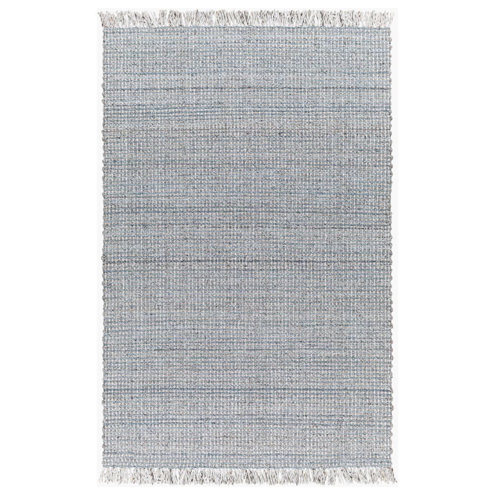 Surya Sara Light Slate, Charcoal, Brown, Seafoam, Medium Gray and Teal 12" x 15" Area Rug, , large