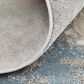 Feizy Astra 1"8" x 2"10" Gray and Blue Runner, , large