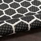 Nourison Twist Reversible 8" x 10" Black Indoor/Outdoor Area Rug, , large