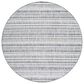 Surya Eagean EAG-2407 Navy, Blue, Pale Blue, Oatmeal, Gray, Off-White and Taupe 6"7" Round Indoor/Outdoor Area Rug, , large