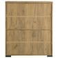 Coaster Bristol 6-Shelf Shoe Cabinet in Golden Oak, , large