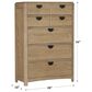 Simeon Collection Escape 5-Drawer Chest in Natural Patina and Sandstone, , large