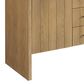 James Martin Vanities Hudson 60" Single Bathroom Vanity in Light Natural Oak with 3 cm White Zeus Quartz Top and Rectangular Sink, , large