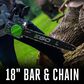 EGO Power+ 18" Chain Saw in Black, Gray and Green, , large
