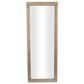 Maple and Jade Wooden Tall Wall Mirror in Brown, , large