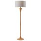 Adesso Rebecca Floor Lamp in Natural and Antique Brass, , large