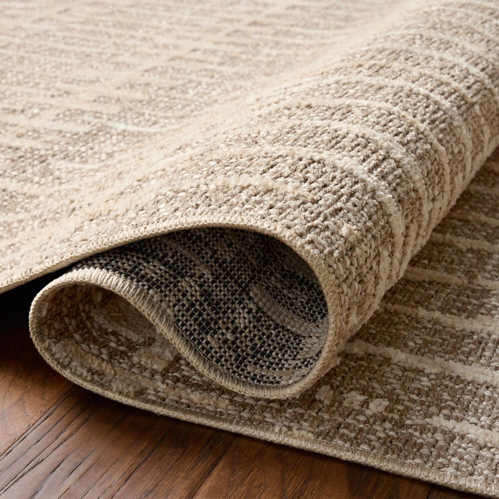 Amber Lewis x Loloi Bexley Taupe and Natural 2'7" x 4' Area Rug, , large
