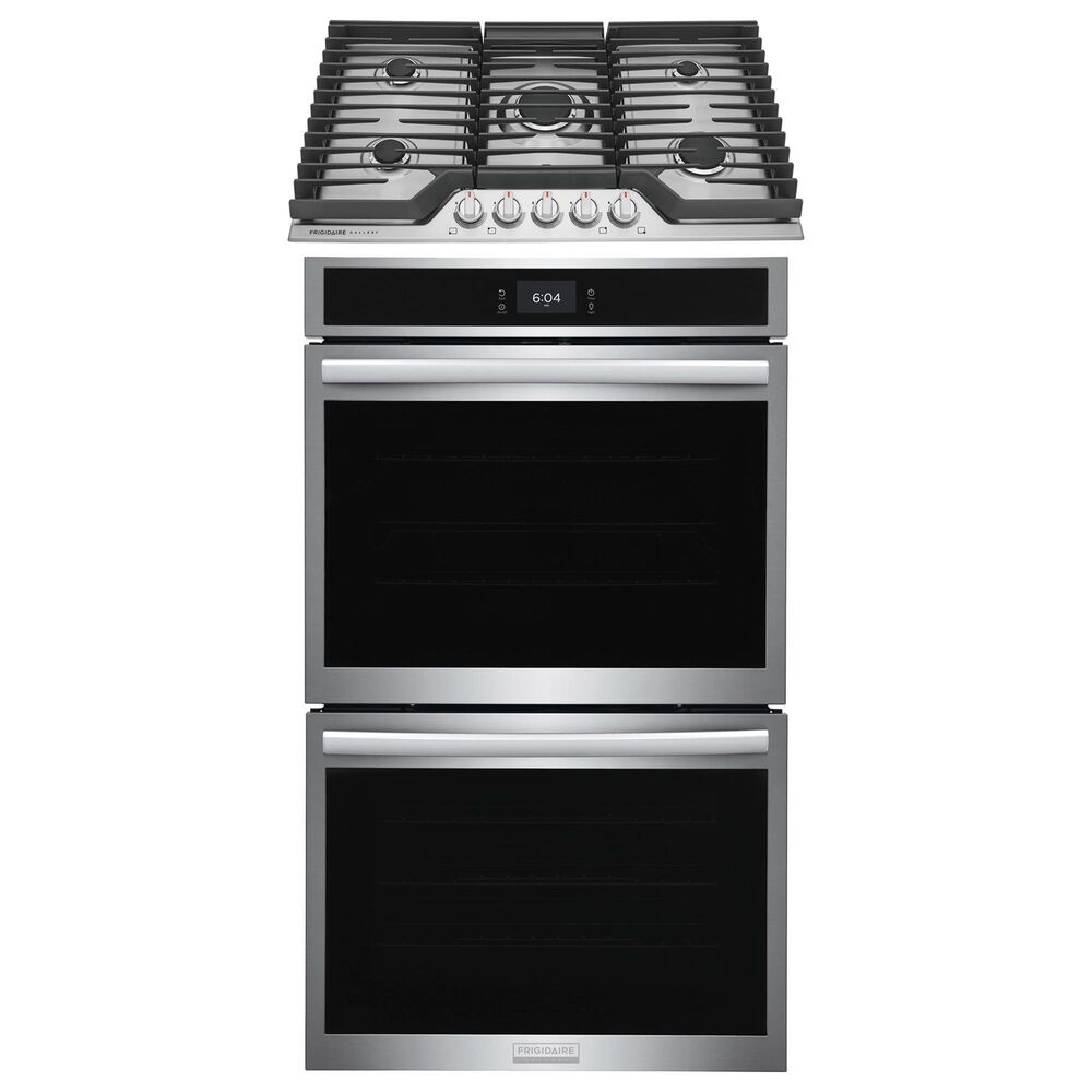 Frigidaire Gallery Gallery 2-Piece Kitchen Package with 36" Gas Cooktop and 30" Double Wall Oven in Stainless Steel, , large